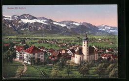 AK Benken, Totalansicht der Ortschaft