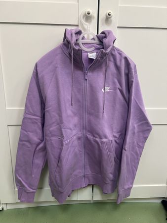 Violetter Nike Kapuzenpullover, Grösse M