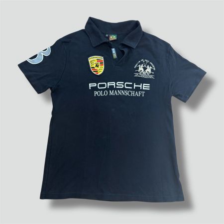La Martina Porsche black shirt (Ralph Lauren Polo streetwear