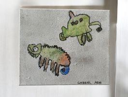 Kinderbild Chamäleon Paar