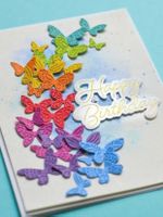 Stanzschablone Nr.914, Schmetterlinge Set (Sizzix geeignet)