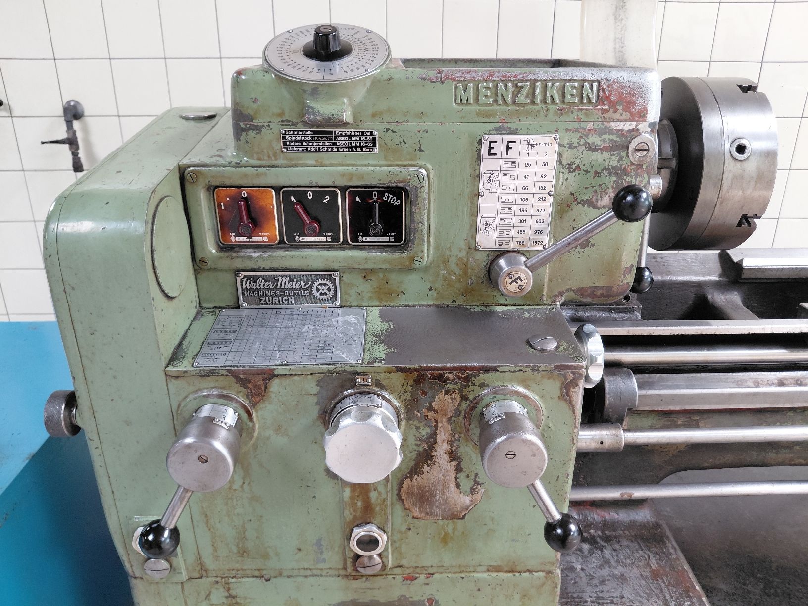 Tutte le macchine: Menziken M200 Drehbank – Usato da Schüpfen venduto da Marathon013 2