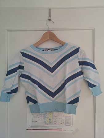 Rockabilly Sweater hellblau
