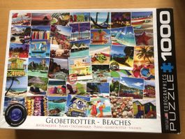 Puzzle 1000 Teile, Globetrotter- Beaches