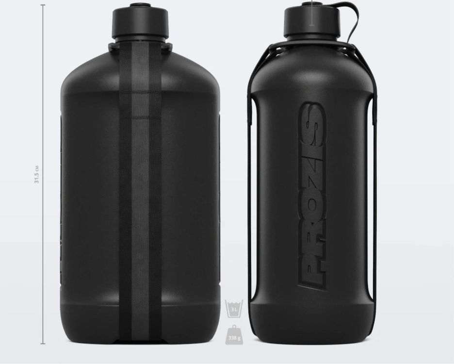 LOVIVER Wiederverwendbare Wasserflasche 3 Liter – Groß, Mit Deckel, Für Sport, Büro, Camping & Küche