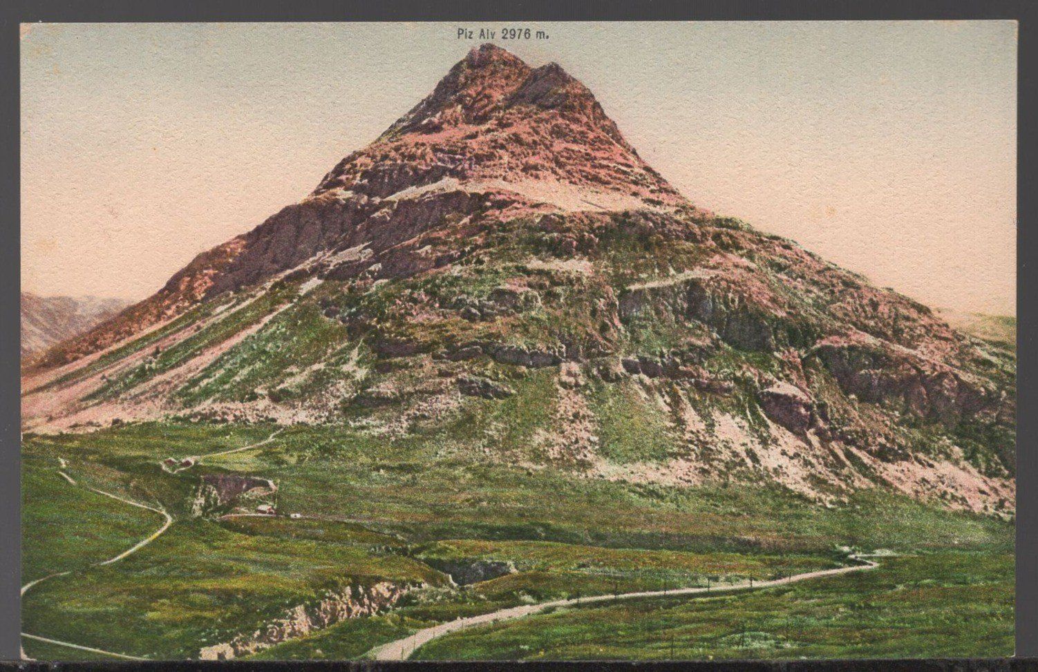 Ansichtskarten: Bernipass  Piz  Alv – Gebraucht aus Aarau von kufi44