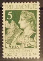 4132) J1 Pro Juventute Helvetia postfrisch