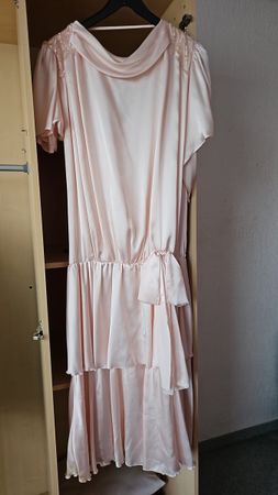 Vintage Look Kleid, zartrosa, Grösse M
