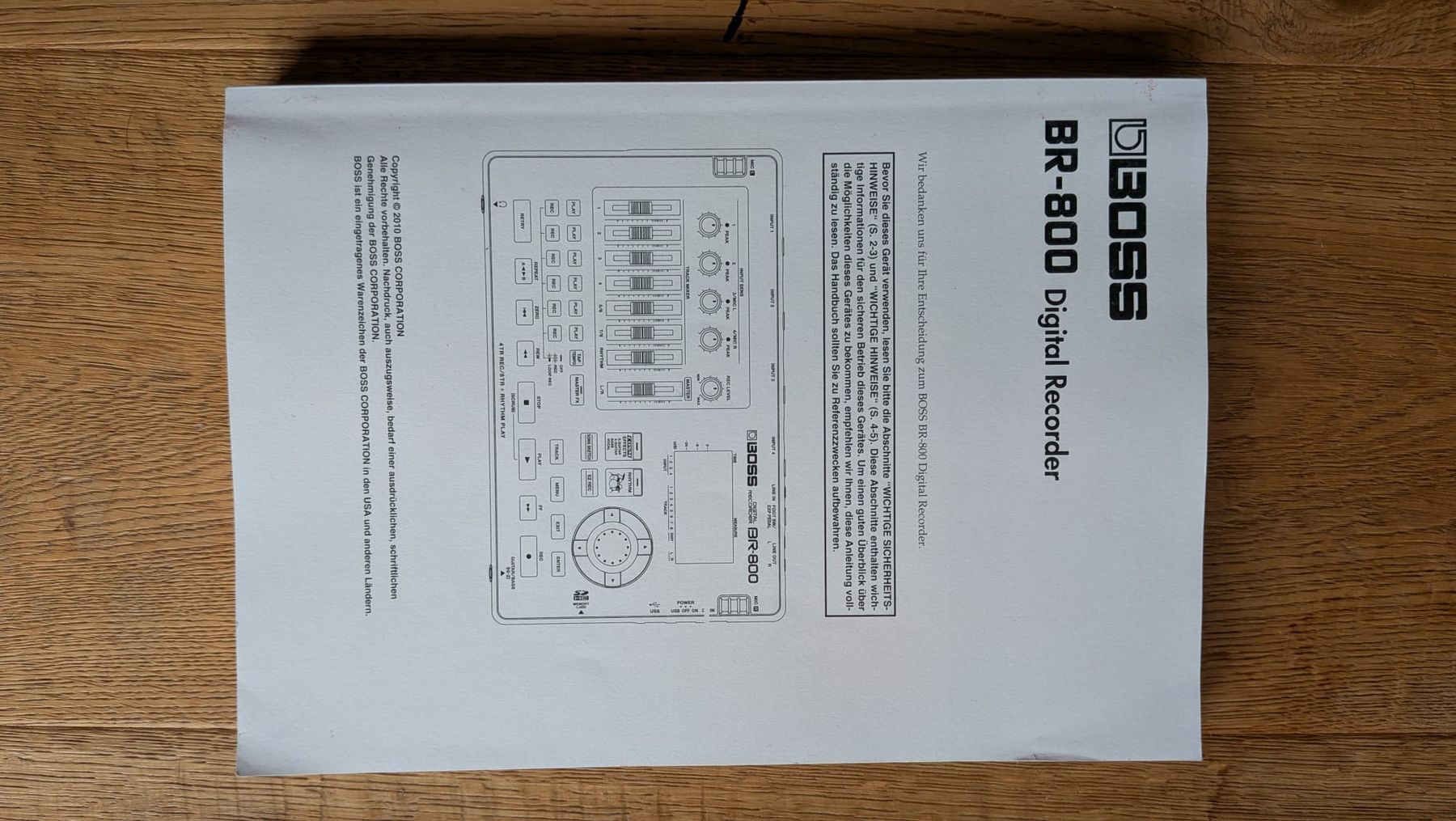 Boss Registratori: BOSS BR-800 Digital Recorder mit Zubehör – Usato da Flüelen venduto da cel_m527 5