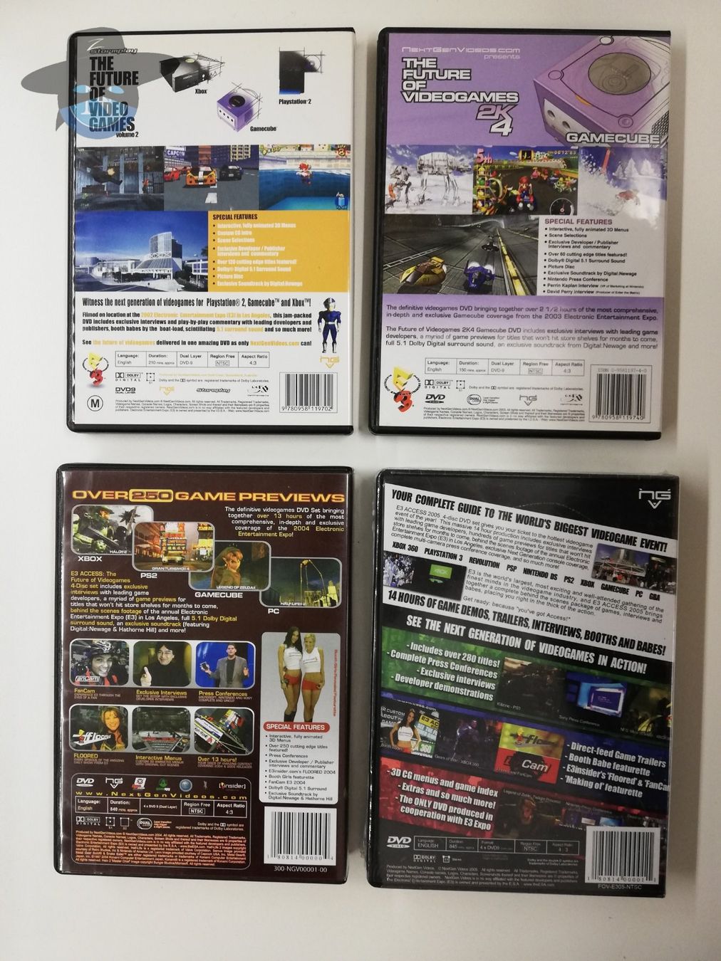 Nintendo Statuette: 4 x DVD von NextGenVideos E3 Access 2004 + 2005 Halo – Usato da St. Gallen venduto da zorro_dc 1