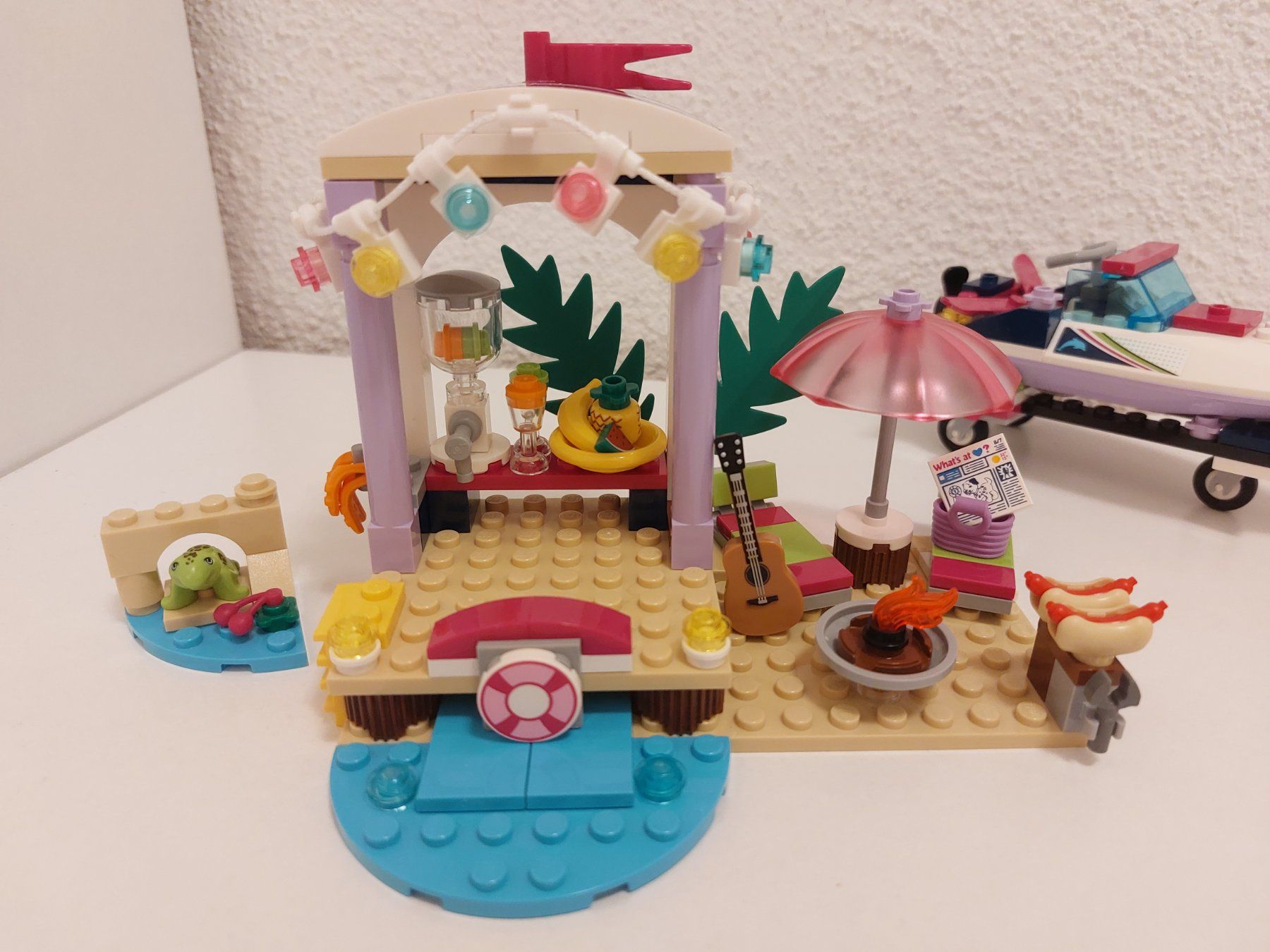 Lego Giocattoli: LEGO Friends 41316 Andreas Rennboot-Transporter – Usato da Balterswil venduto da Steineparadies 3