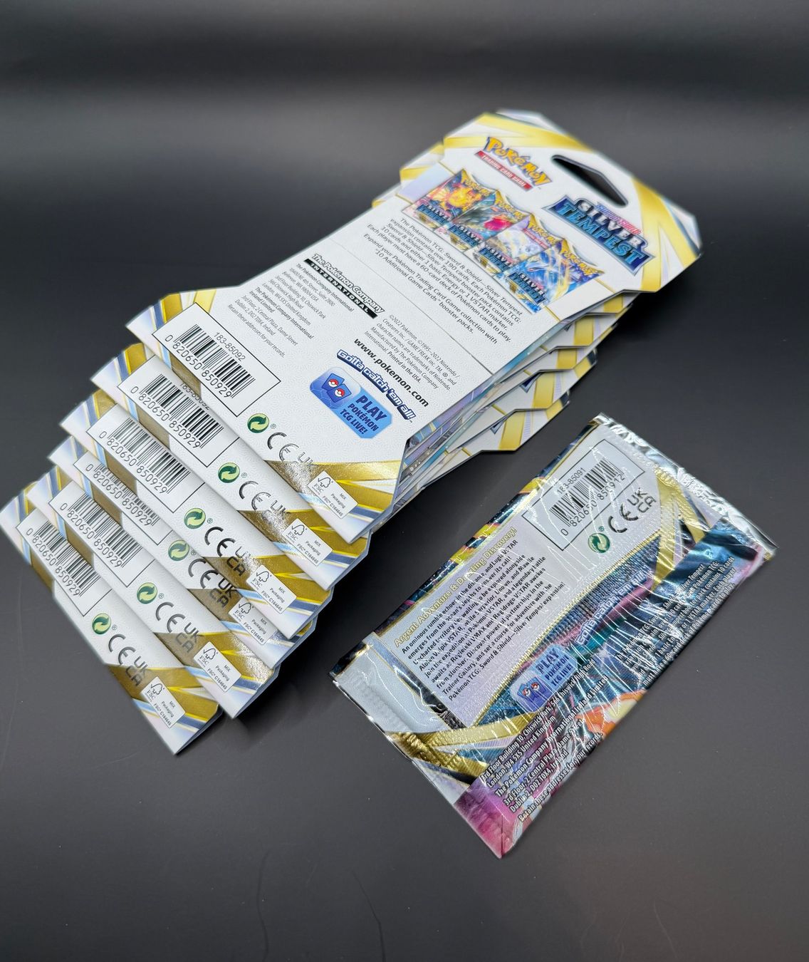 Pokémon Carte collezionabili: Pokémon 7x Silver Tempest Boosters (EN) – Nuovo e nell'imballaggio originale da Genève venduto da Rokemon 2