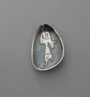 Brosche Wasserträgerin 925 Silber