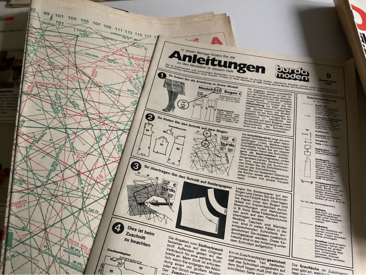 Patrons: Antike Burda Mode Zeitschriften – D'occasion à Schüpfheim par W010 4