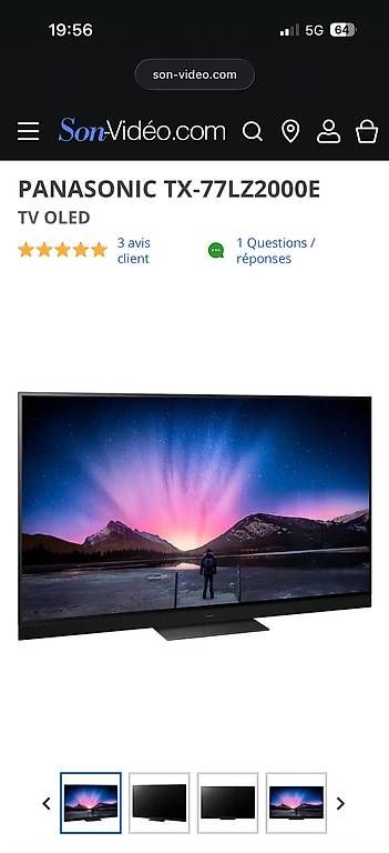 Fernseher: Panasonic  – Gebraucht aus rolle von sinani03