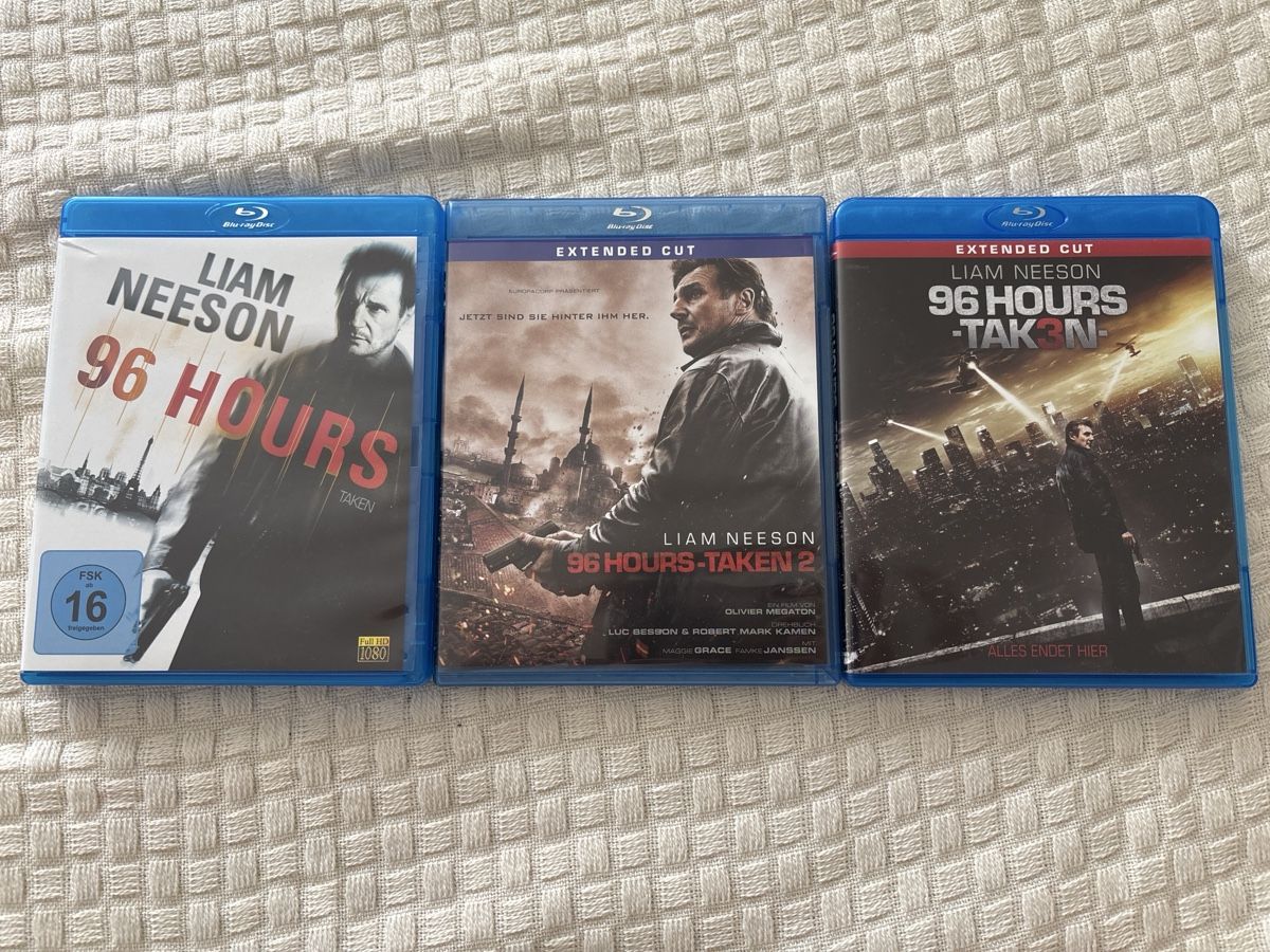 Alle DVDs: 96 hours taken trilogie bluray – Gebraucht aus Oberentfelden von Rabaelikus
