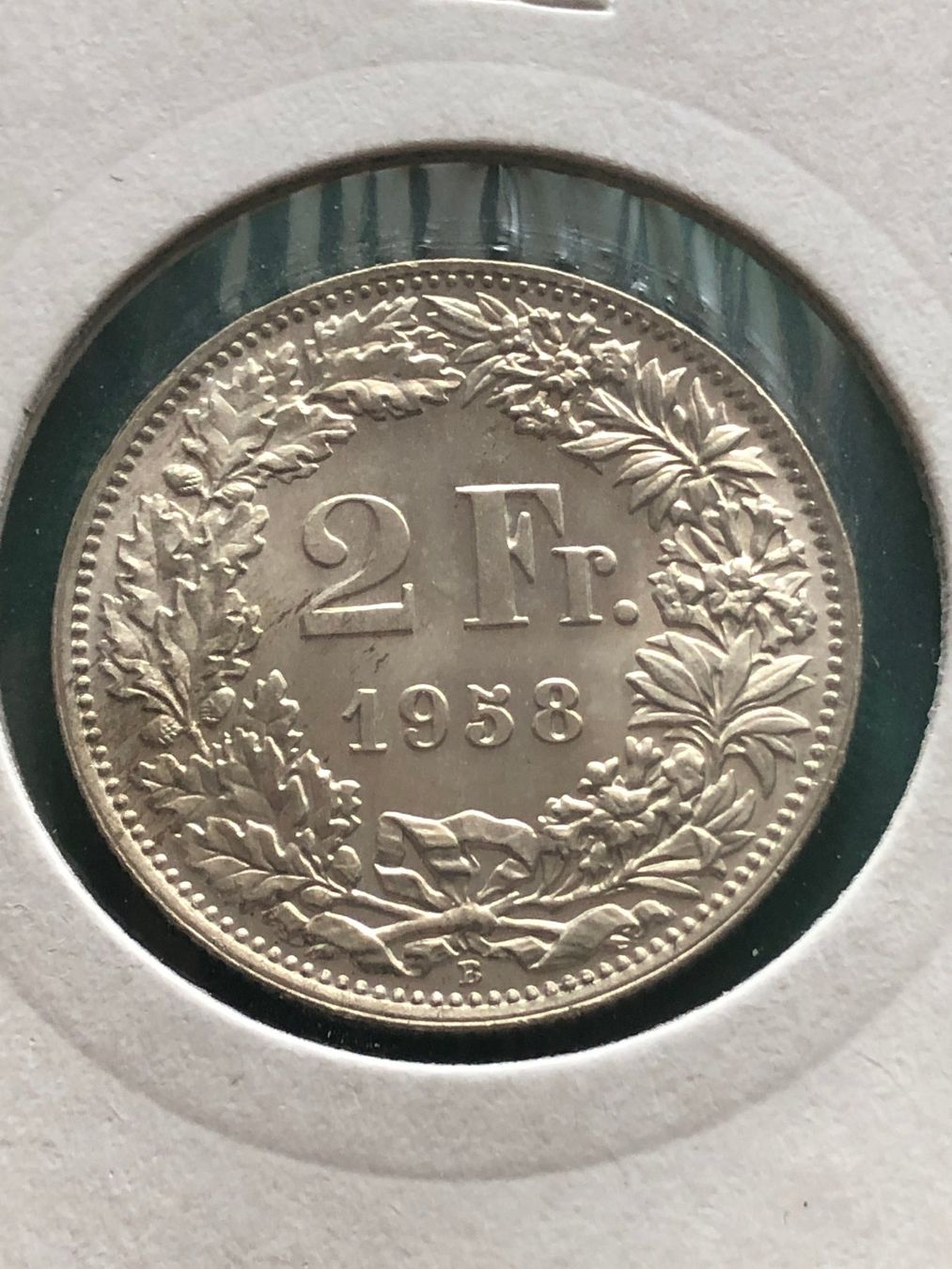 Tutti le monete: 2 Fr. 1958  Top – Usato da Schötz venduto da Odpa
