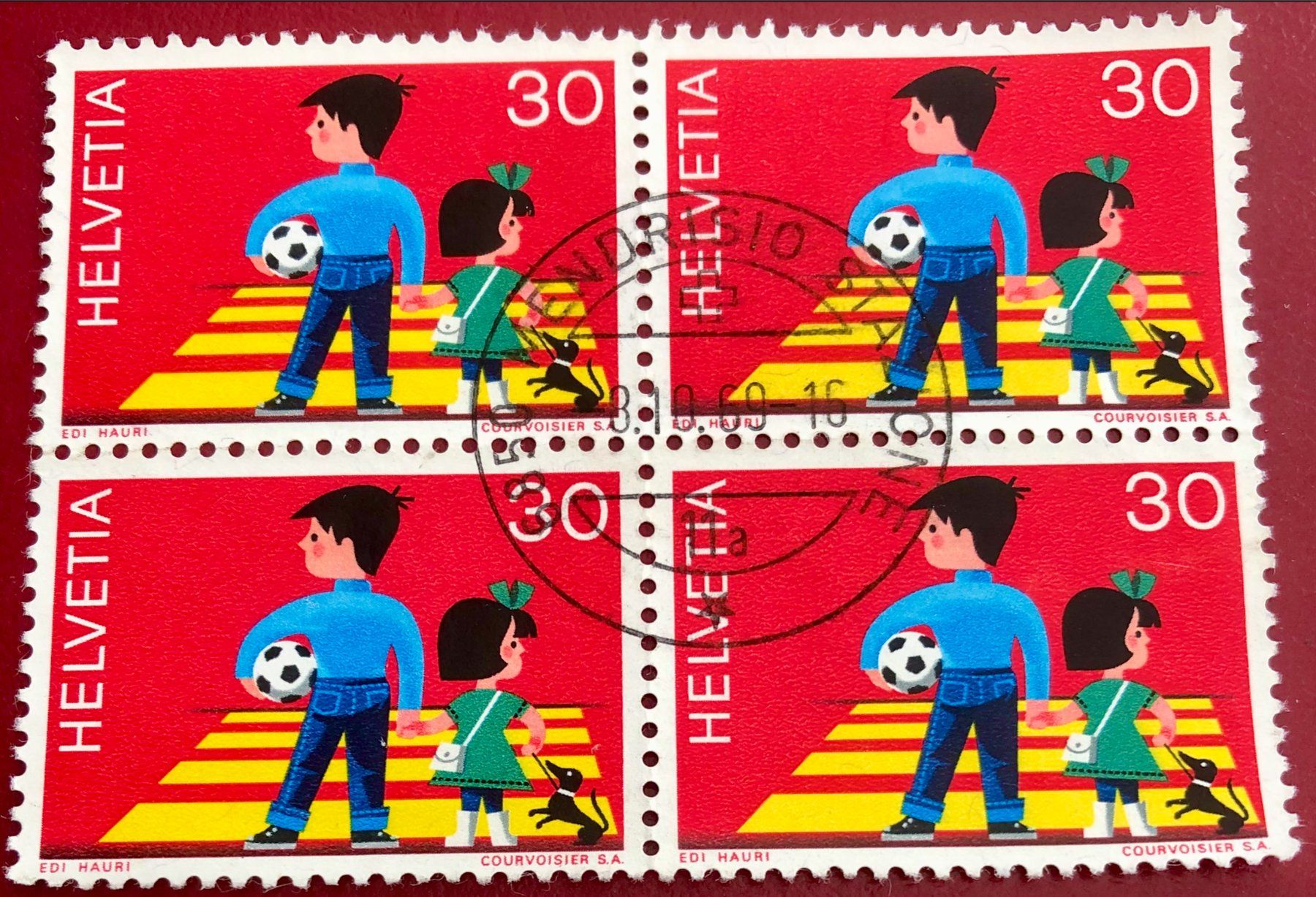Tutti i francobolli: 4 er Block Nr.469 mit Stempel  – Usato da Aarau venduto da Billa007