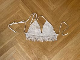 Häkel Bikini Top Damen Gr. S Crochet