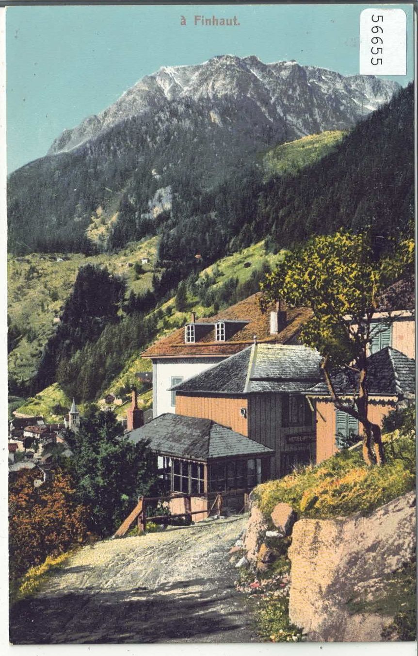 Cartoline postali: Finhaut - Partie du Village - Litho – Usato da Ettingen venduto da Kartenplanet