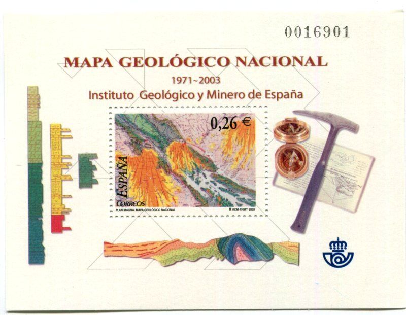 Tutti i francobolli: Block "Geologie. Minerale". Spanien. – Nuovo e nell'imballaggio originale da Basel venduto da Butsch5