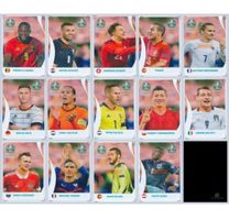 10 Stk EURO 2020 Panini COCA COLA STICKER