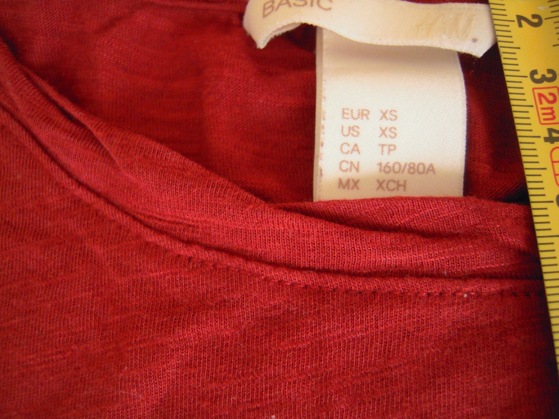 H&M T-shirt: T-Shirt H&M rostrot Gr XS – Usato da Uzwil venduto da visions77 2