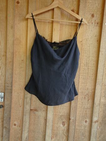 Schlichtes, schwarzes Top von H&M Gr.40 - 425125