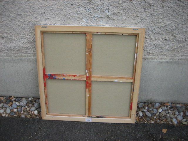 Gemälde: Abstraktes Gemälde rot schwarz – Gebraucht aus Winterthur von pf02 6