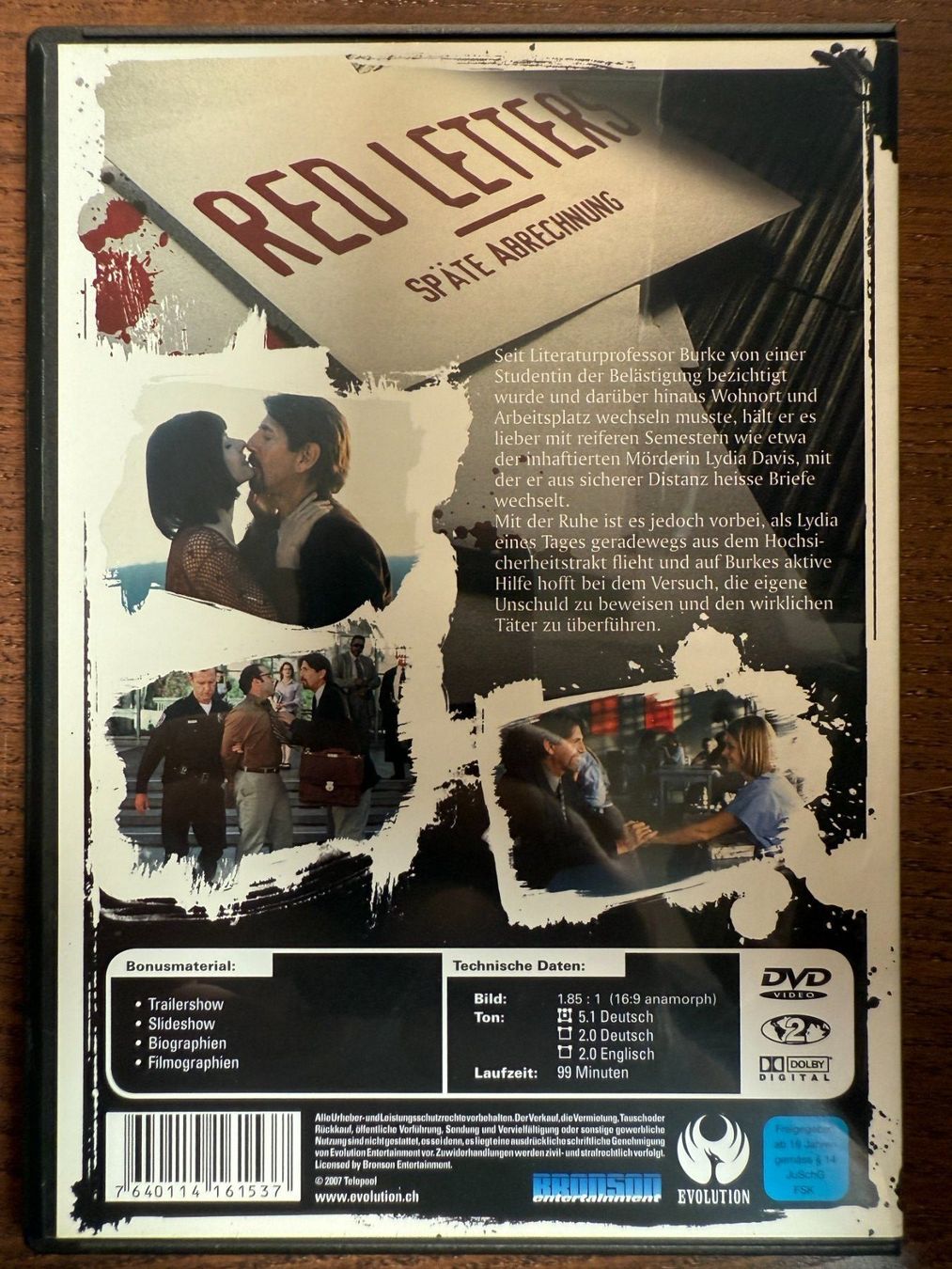 Tutti i DVDs: Red Letters - Späte Abrechnung – Usato da Zürich venduto da FilmFreunde 1