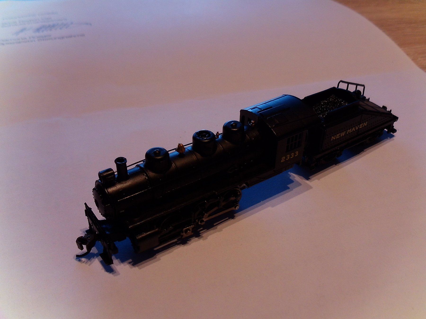 Spectrum Modellini di ferrovie: Bachmann US Dampflok New haven Spur N – Difettoso da Mönchaltorf venduto da Moni014 1