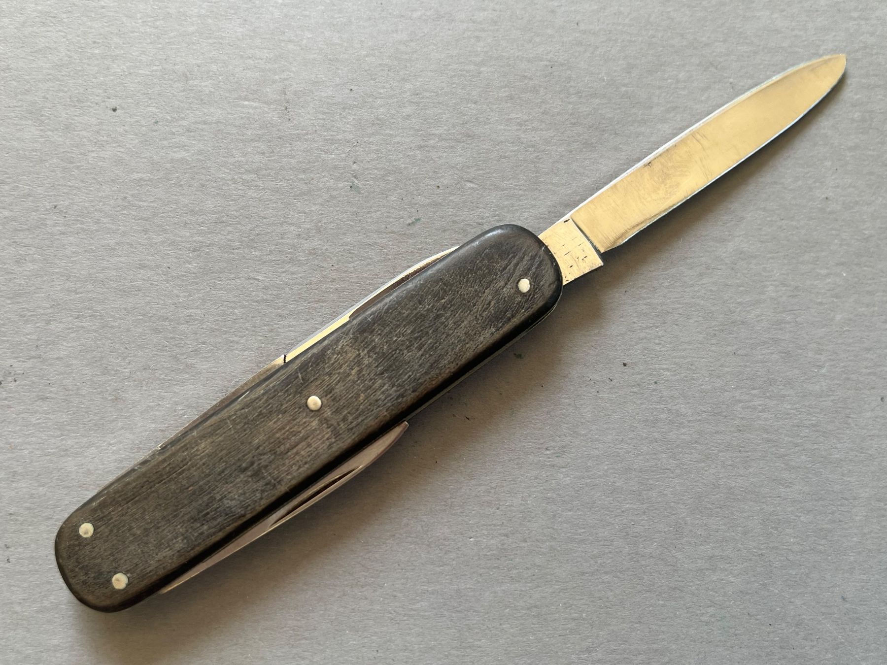 Solingen Couteaux de poche: Altes Sackmesser 80 mm - Horn – D'occasion à Zürich par FV.vintage 4
