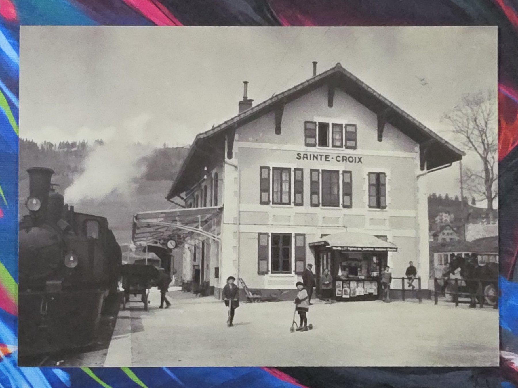 Ansichtskarten: CL26 Carte Postale + Timbre Suisse 2017 – Gebraucht aus Cousset von Patrick_Collections