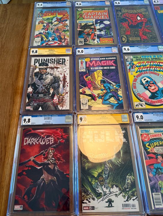 Fumetti: 15 x Graded Marvel & DC Comics - Big Collection!!! – Nuovo e nell'imballaggio originale da Dietikon venduto da gab_qz7y 1