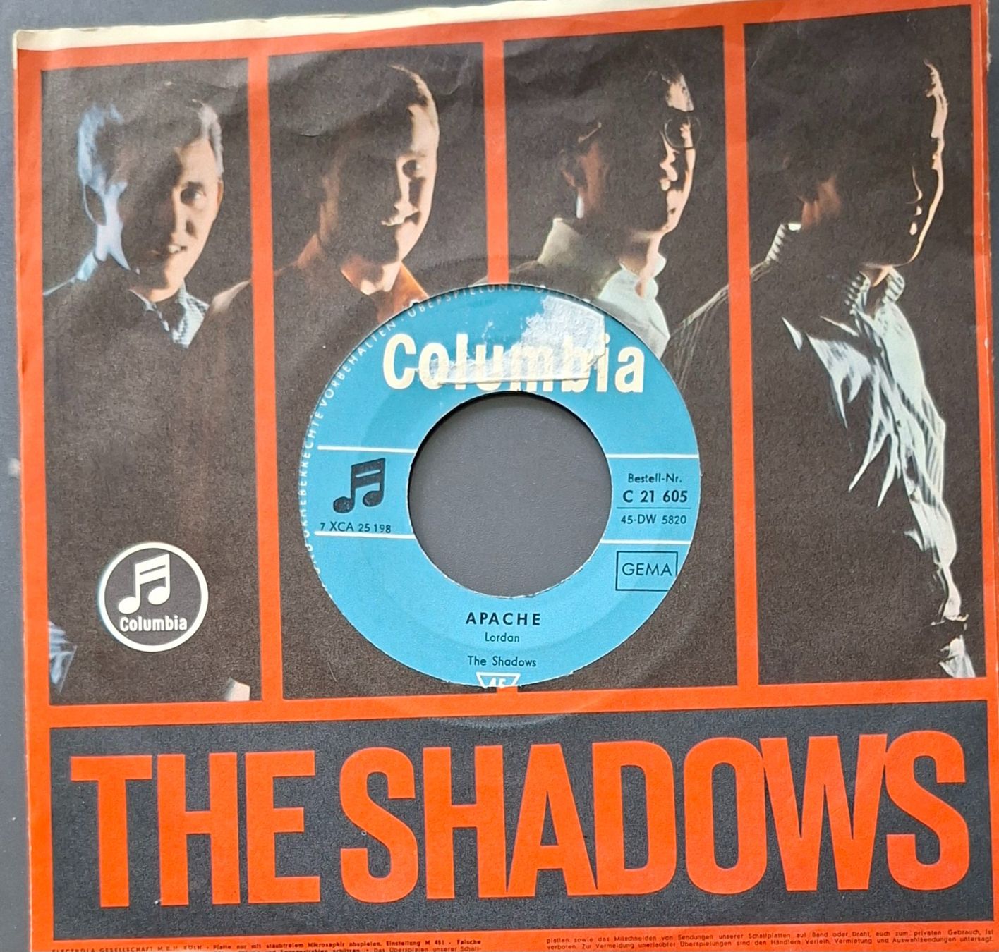Vinyles: Vinyl-Single The Shadows - Apache – D'occasion à Langenthal par Modo39