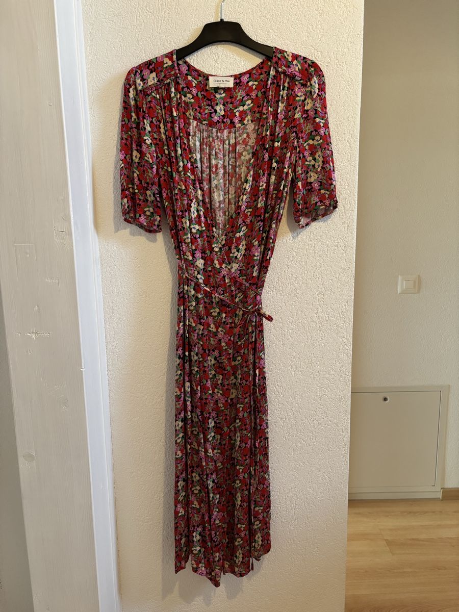 Grace Vestiti: Robe fleurie Grâce & Mila - taille 40 – Nuovo (secondo la descrizione) da Lonay venduto da car_l9sk 1