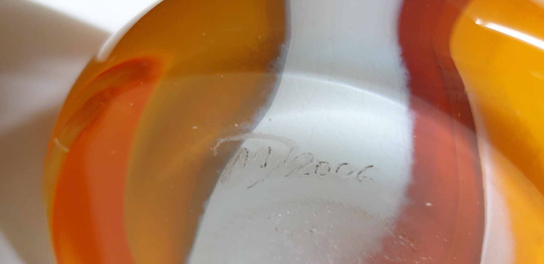 Vase & Récipients: Glasvase signiert – D'occasion à Emmen par Brockofsky 4