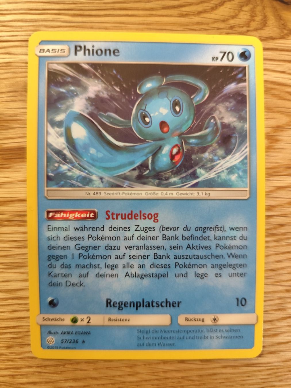 Pokémon Carte collezionabili: Pokemon Phione Egawa Cosmic Eclipse 2019 non holo – Nuovo (secondo la descrizione) da Winterthur venduto da SMOKY062