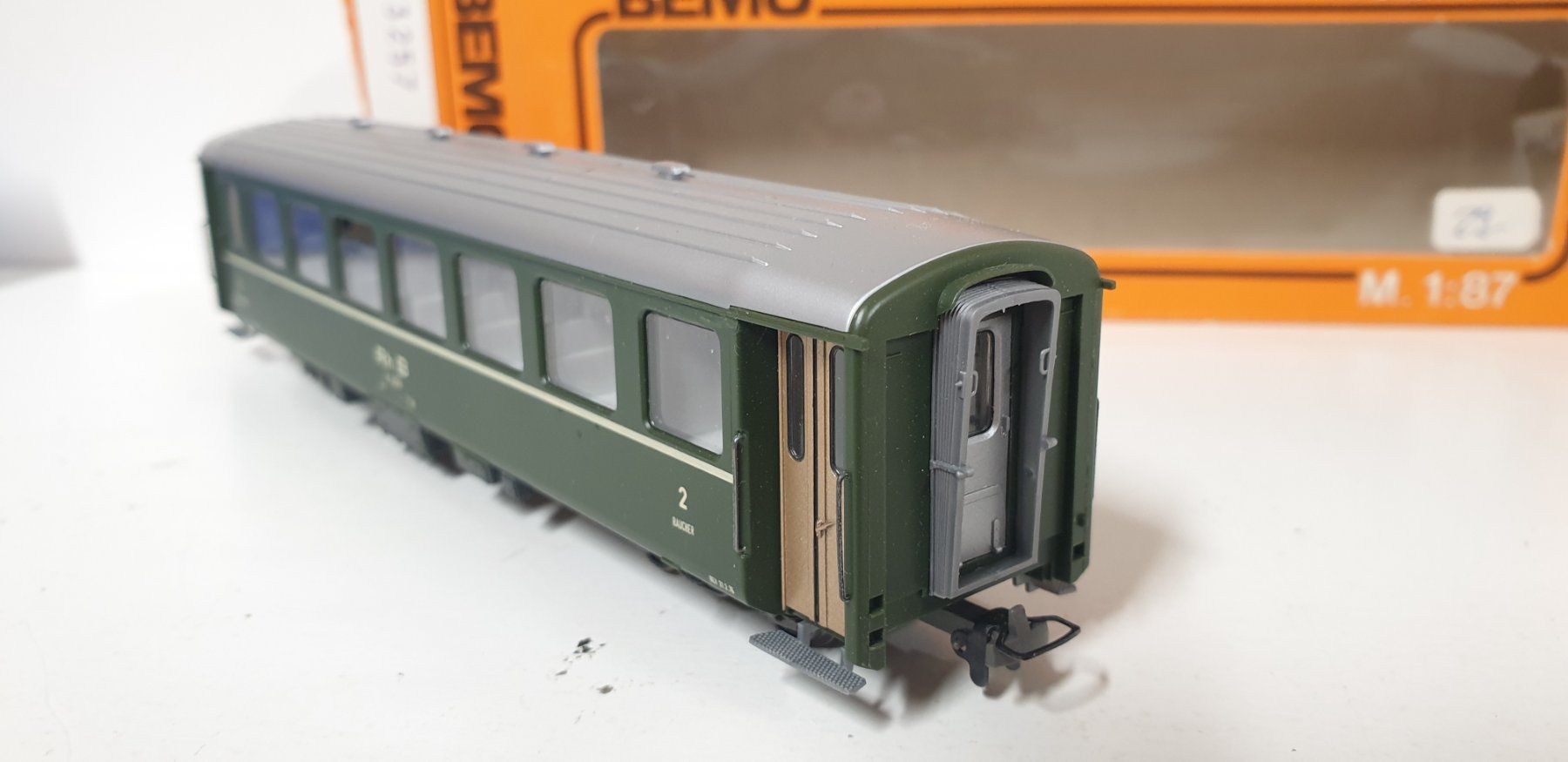 Bemo Modellini di ferrovie: Bemo RhB Personenwagen – Usato da Geroldswil venduto da TopTrain54 3