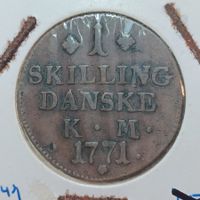 1 Skilling 1771 Dänemark