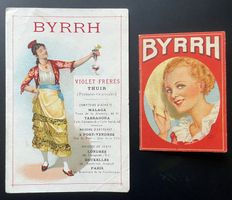 Byrrh - 2 Werbeflyer / Dépliants publicitaires