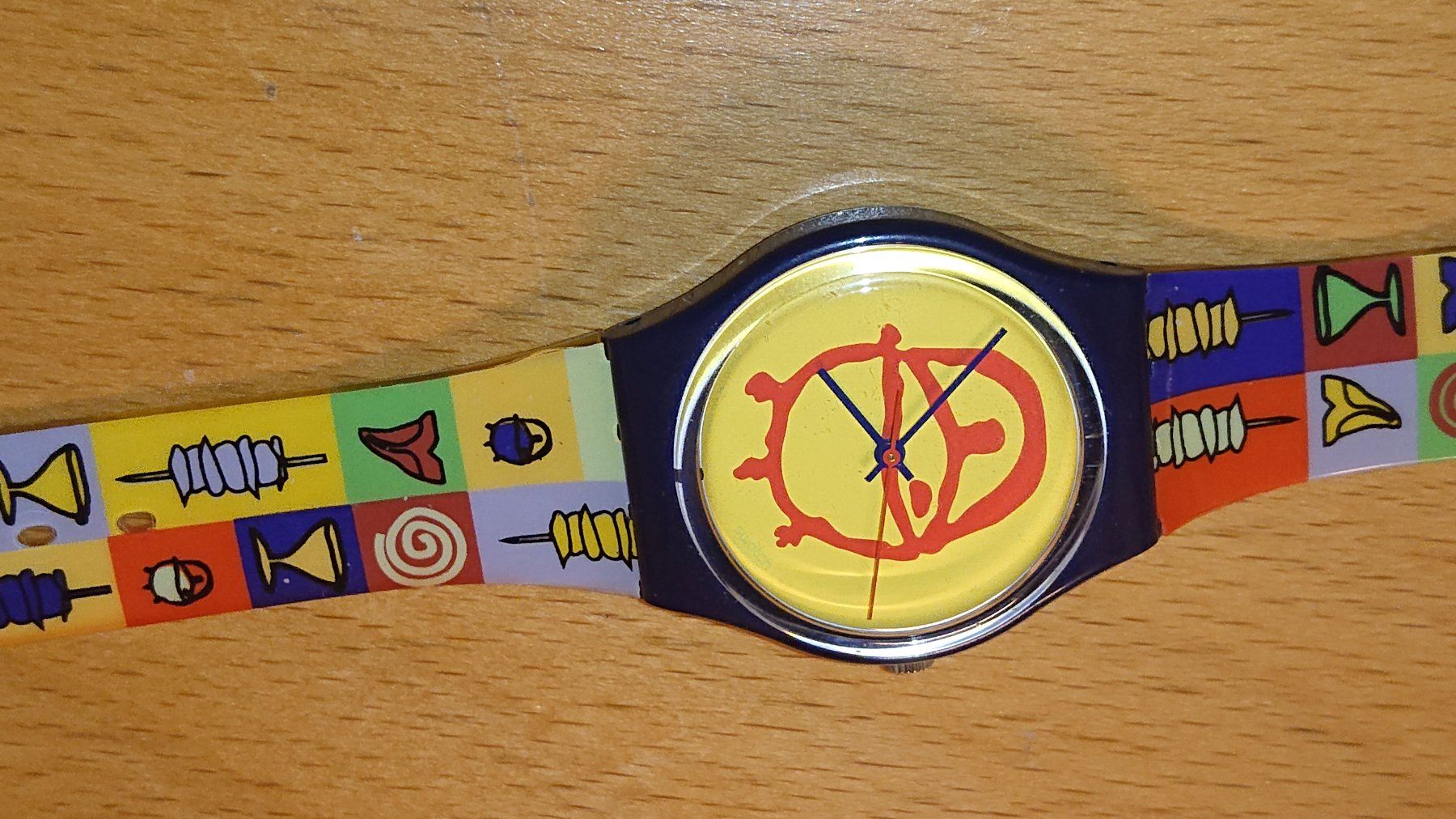 Swatch Orologi: Swatch African BBQ 1999 – Usato da Reinach BL venduto da Hampe45
