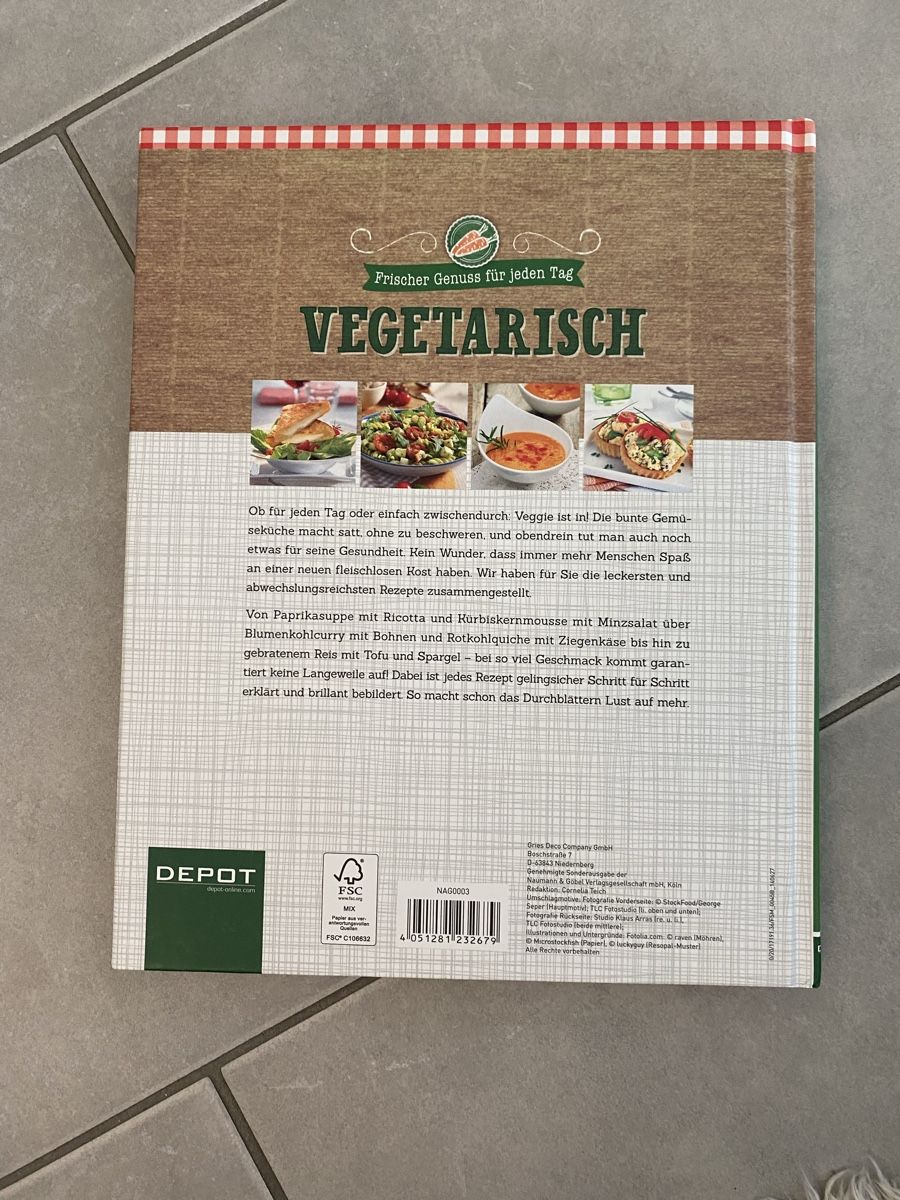 Libri: Vegetarisch Kochbuch – Nuovo (secondo la descrizione) da Hünenberg See venduto da lar_9zjk 4