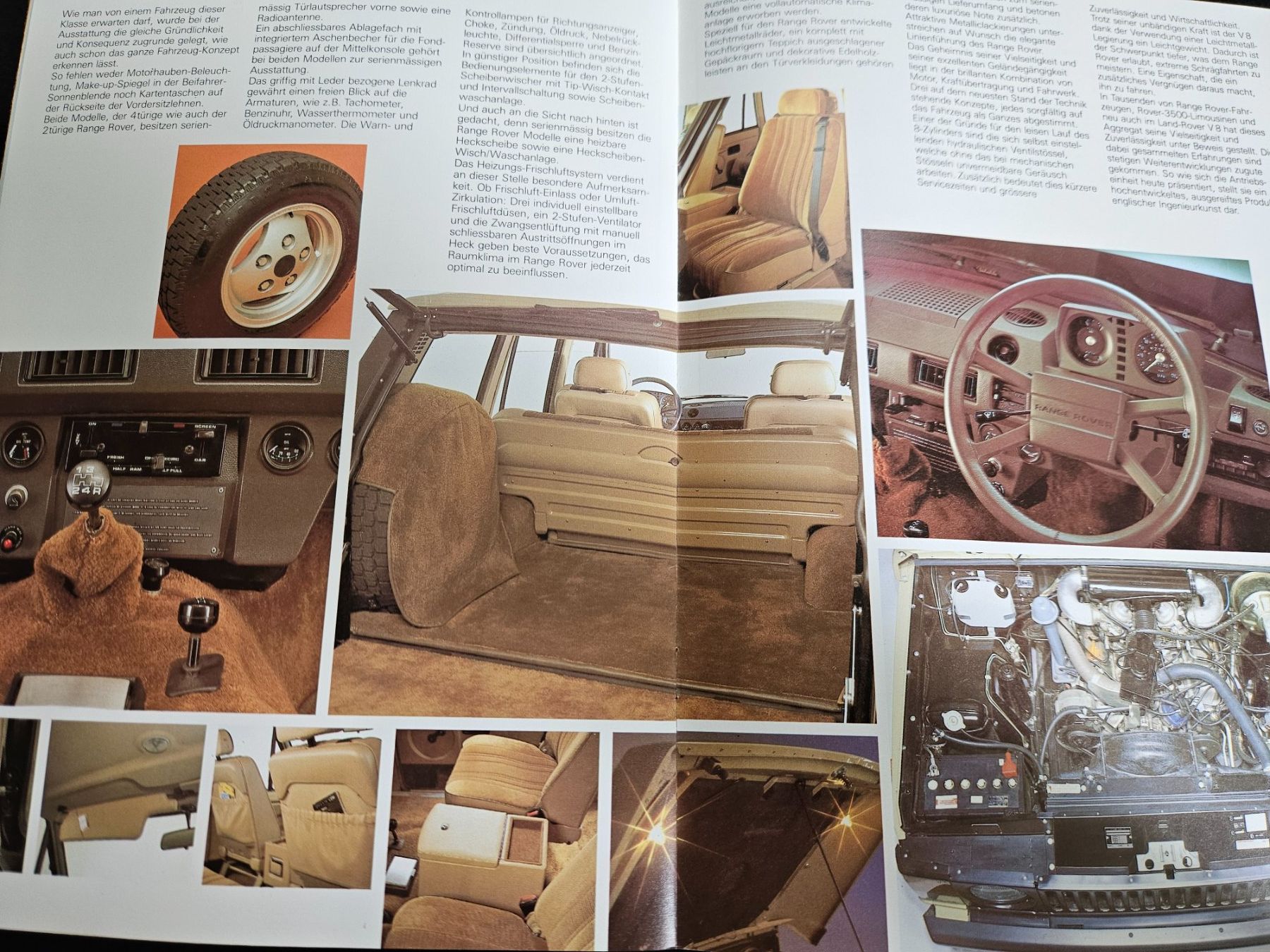 Land Rover Documenti: Range Rover 3.5 2 Door  4 Door  Prospekt ca 1981 xb – Usato da Flawil venduto da sr1_f6st 5
