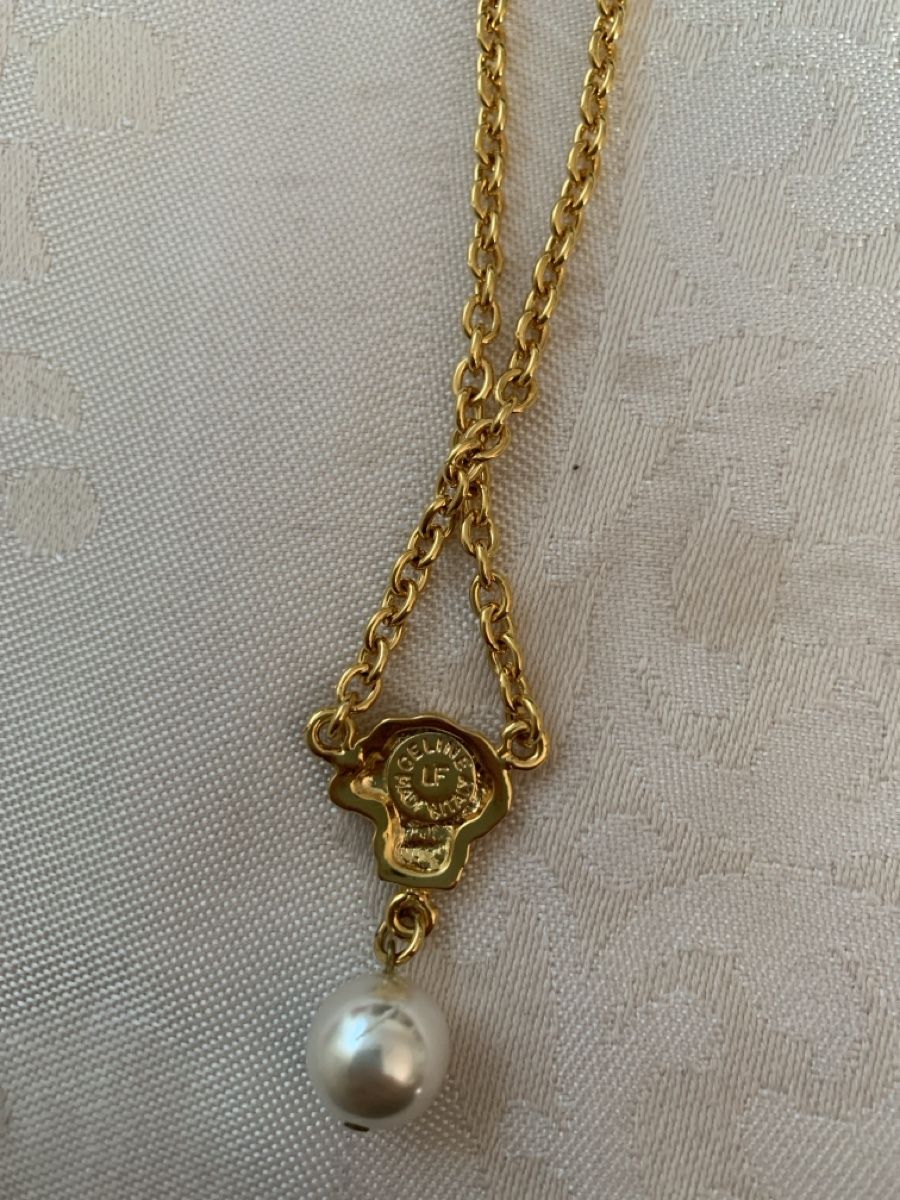 Celine Catenine: Vintage Celine necklace – Usato da Geneve venduto da Fashionpassion6 3