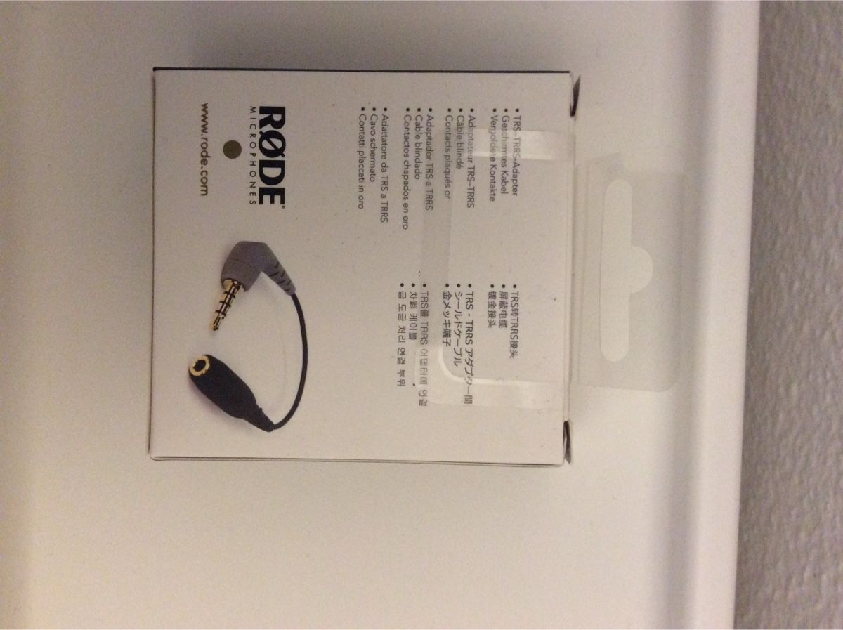 Unità & Adattatore: Rode TRS zu TRRS Adapter – Nuovo e nell'imballaggio originale da Zürich venduto da sum_995w 1