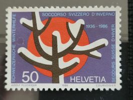 Timbre CH 1986 (9.IX.) N° 728 - Secours Suisse d'Hiver
