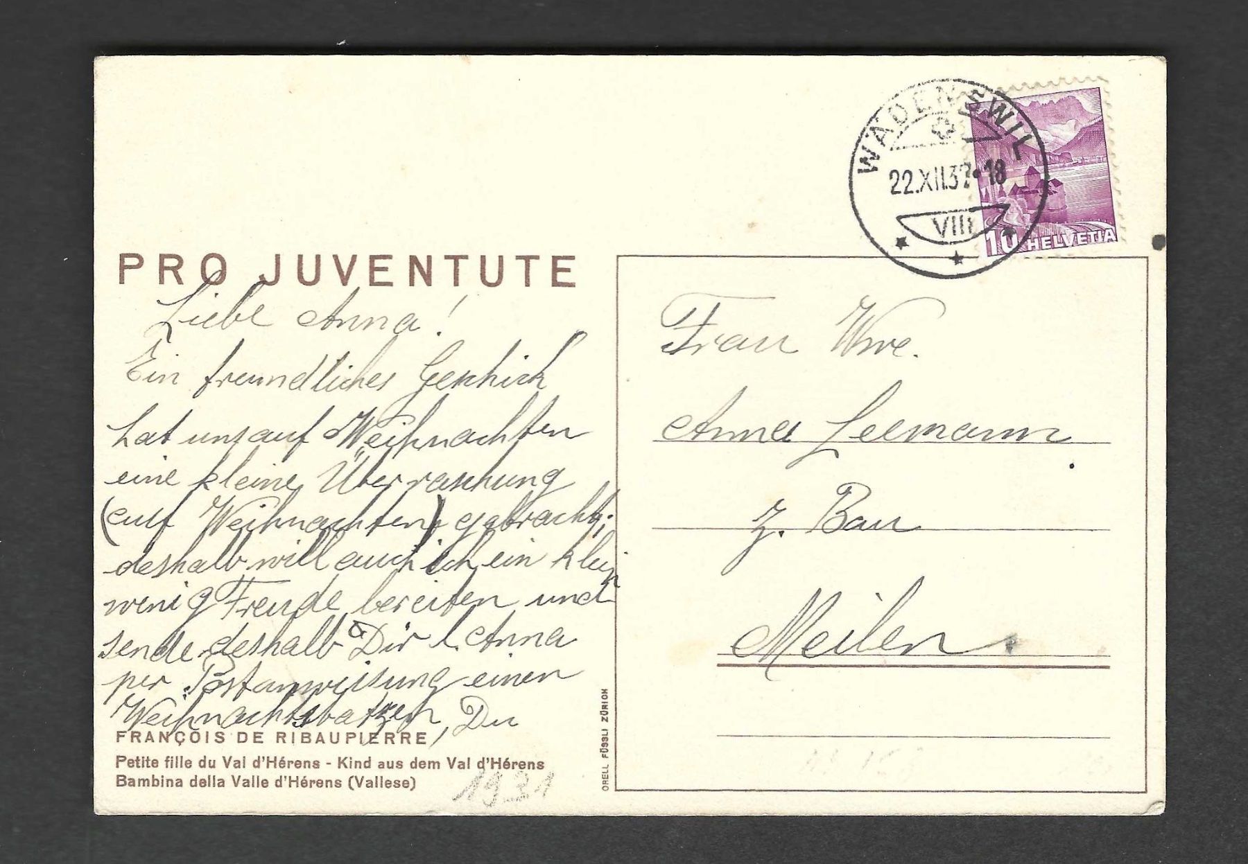 Cartoline: 1 Karte Pro Juventute – Nuovo (secondo la descrizione) da Koblenz venduto da Markenhimmel