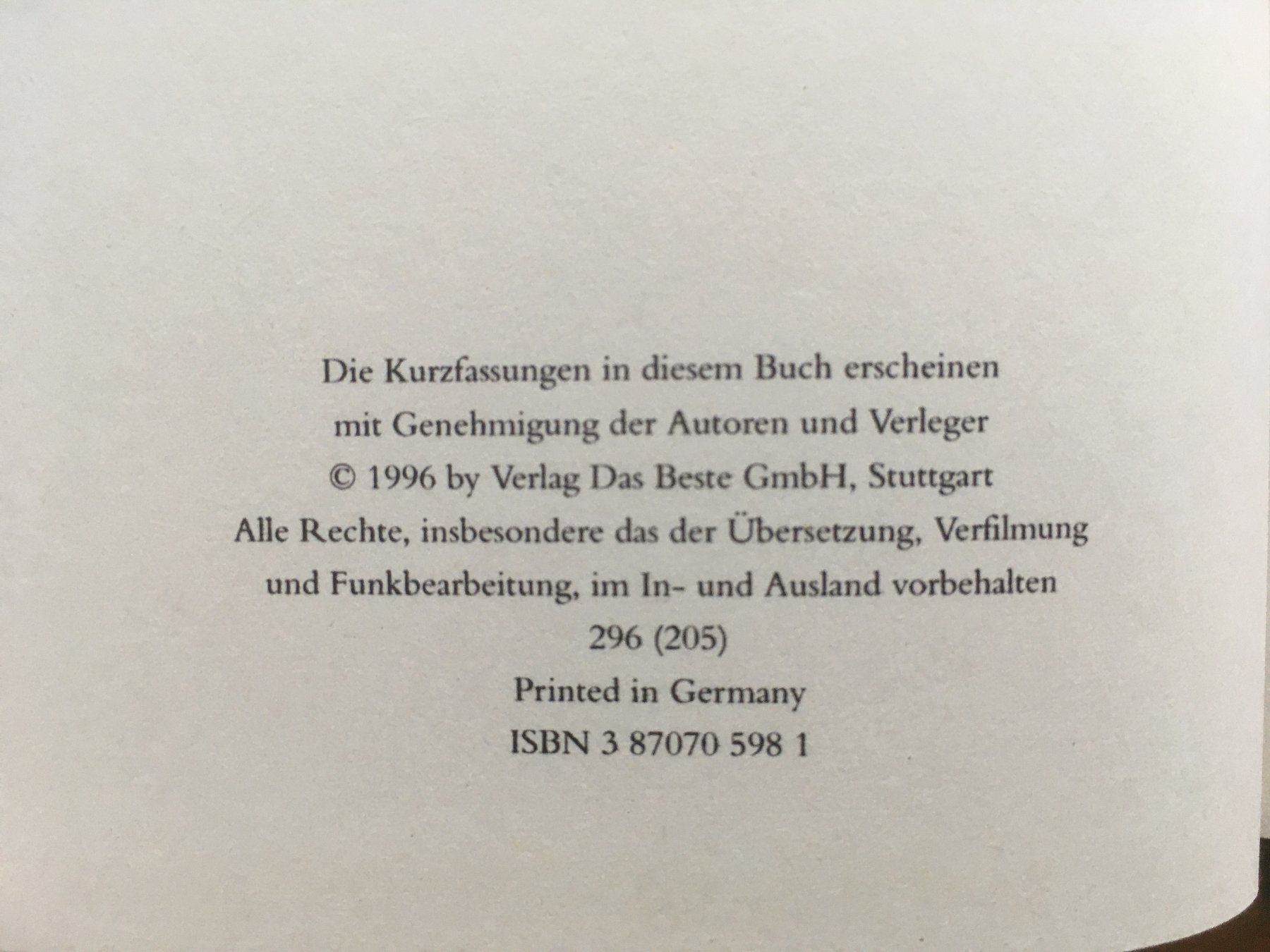 Bücher: Reader’s Digest Auswahlbücher (2) – Gebraucht aus Grenchen von Kogi7 2