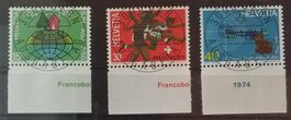 4212) 548-550, Sondermarken ET Vollstempel Kt. 15.-